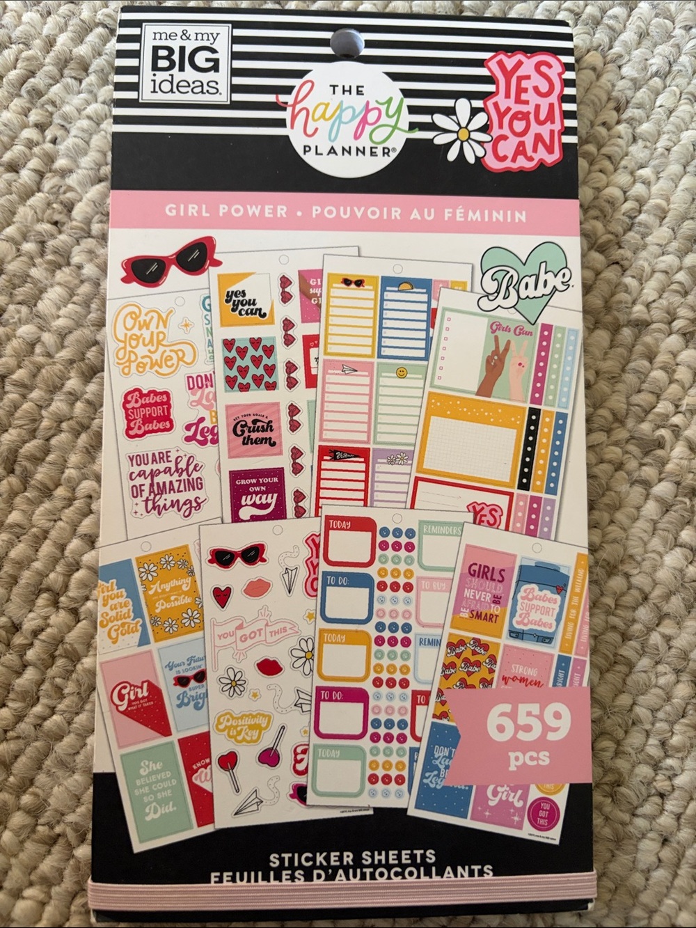 Me & My Big Ideas Happy Planner Girl Power Sticker Kit - Multicolor